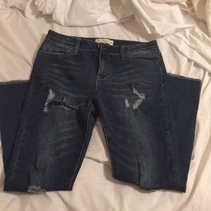 Angel Kiss Distressed Denim Jeans